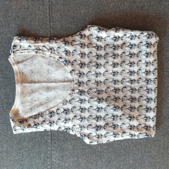 CLEARANCE!!! Zadig & Voltaire ZV Linen Tank With Skull - Picture 13 of 13